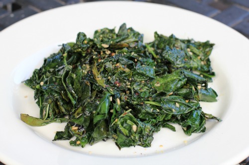 Quick Sautéed Kale with Garlic