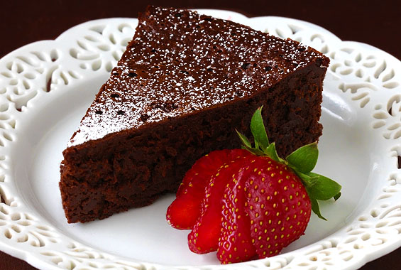 Flourless and Sugar-Free Chocolate Cake